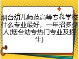 烟台幼儿师范高等专科学校什么专业最好，一年招多少人(烟台幼专热门专业及招生)
