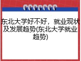 东北大学好不好，就业现状及发展趋势(东北大学就业趋势)