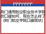 荆门通用航空职业技术学院的口碑如何，现在怎么样了(荆门航空学院口碑现状)