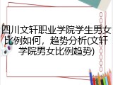 四川文轩职业学院学生男女比例如何，趋势分析(文轩学院男女比例趋势)