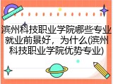 滨州科技职业学院哪些专业就业前景好，为什么(滨州科技职业学院优势专业)