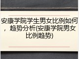 安康学院学生男女比例如何，趋势分析(安康学院男女比例趋势)
