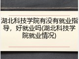 湖北科技学院有没有就业指导，好就业吗(湖北科技学院就业情况)
