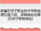 新疆石河子职业技术学院地理位置介绍，详细地址在哪(石河子职院地址)