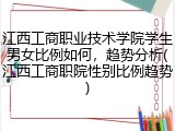 江西工商职业技术学院学生男女比例如何，趋势分析(江西工商职院性别比例趋势)