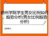 德州学院学生男女比例如何，趋势分析(男女比例趋势分析)