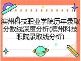 滨州科技职业学院历年录取分数线深度分析(滨州科技职院录取线分析)