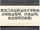 黑龙江林业职业技术学院有没有就业指导，好就业吗(就业指导及前景)