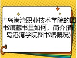青岛港湾职业技术学院的图书馆藏书量如何，简介(青岛港湾学院图书馆概况)