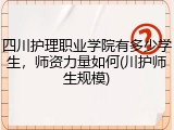 四川护理职业学院有多少学生，师资力量如何(川护师生规模)