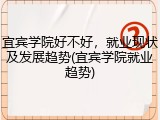 宜宾学院好不好，就业现状及发展趋势(宜宾学院就业趋势)