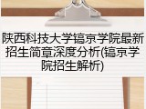 陕西科技大学镐京学院最新招生简章深度分析(镐京学院招生解析)