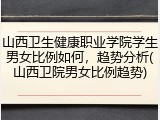 山西卫生健康职业学院学生男女比例如何，趋势分析(山西卫院男女比例趋势)