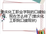 重庆化工职业学院的口碑如何，现在怎么样了(重庆化工职院口碑现状)