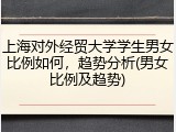 上海对外经贸大学学生男女比例如何，趋势分析(男女比例及趋势)