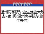 温州商学院毕业生就业大致去向如何(温州商学院毕业生去向)