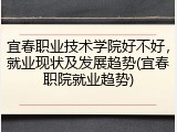宜春职业技术学院好不好，就业现状及发展趋势(宜春职院就业趋势)