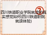 四川铁道职业学院就读的真实感觉如何(四川铁道职院就读体验)