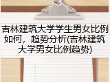 吉林建筑大学学生男女比例如何，趋势分析(吉林建筑大学男女比例趋势)