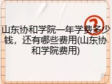 山东协和学院一年学费多少钱，还有哪些费用(山东协和学院费用)