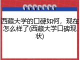 西藏大学的口碑如何，现在怎么样了(西藏大学口碑现状)