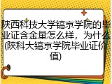 陕西科技大学镐京学院的毕业证含金量怎么样，为什么(陕科大镐京学院毕业证价值)