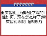 重庆智能工程职业学院的口碑如何，现在怎么样了(重庆智能职院口碑现状)