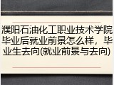 濮阳石油化工职业技术学院毕业后就业前景怎么样，毕业生去向(就业前景与去向)