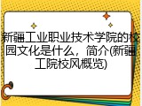 新疆工业职业技术学院的校园文化是什么，简介(新疆工院校风概览)