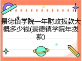 景德镇学院一年财政拨款大概多少钱(景德镇学院年拨款)