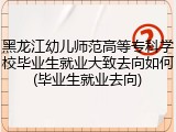 黑龙江幼儿师范高等专科学校毕业生就业大致去向如何(毕业生就业去向)