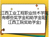 江西工业工程职业技术学院有哪些奖学金和助学金呢(江西工院奖助学金)