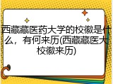 西藏藏医药大学的校徽是什么，有何来历(西藏藏医大校徽来历)