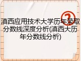 滇西应用技术大学历年录取分数线深度分析(滇西大历年分数线分析)