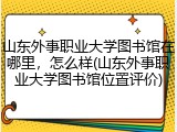 山东外事职业大学图书馆在哪里，怎么样(山东外事职业大学图书馆位置评价)