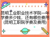 昆明工业职业技术学院一年学费多少钱，还有哪些费用(昆明工职院学费及费用)