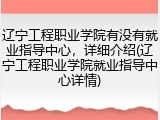 辽宁工程职业学院有没有就业指导中心，详细介绍(辽宁工程职业学院就业指导中心详情)