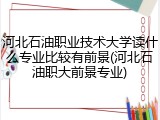 河北石油职业技术大学读什么专业比较有前景(河北石油职大前景专业)