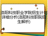 洛阳科技职业学院招生计划详细分析(洛阳科技职院招生解析)