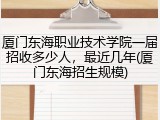 厦门东海职业技术学院一届招收多少人，最近几年(厦门东海招生规模)