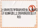 上饶师范学院的招生人数和计划解读(上饶师院招生计划)