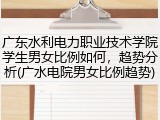 广东水利电力职业技术学院学生男女比例如何，趋势分析(广水电院男女比例趋势)