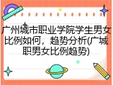 广州城市职业学院学生男女比例如何，趋势分析(广城职男女比例趋势)