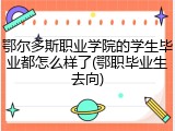 鄂尔多斯职业学院的学生毕业都怎么样了(鄂职毕业生去向)