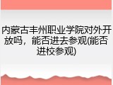内蒙古丰州职业学院对外开放吗，能否进去参观(能否进校参观)