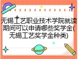 无锡工艺职业技术学院就读期间可以申请哪些奖学金(无锡工艺奖学金种类)