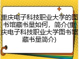 重庆电子科技职业大学的图书馆藏书量如何，简介(重庆电子科技职业大学图书馆藏书量简介)