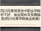 四川托普信息技术职业学院好不好，就业现状及发展趋势(四川托普学院就业前景)