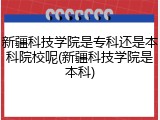 新疆科技学院是专科还是本科院校呢(新疆科技学院是本科)
