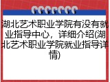 湖北艺术职业学院有没有就业指导中心，详细介绍(湖北艺术职业学院就业指导详情)